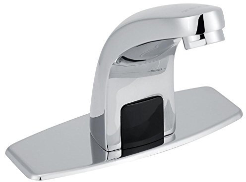 Lavabo automatico a infrarossi rubinetto,Rubinetto per lavello con sensore automatico e scatola di controllo,Rilevamento IR monoforo acqua fredda e calda per ufficio, casa, università scuola