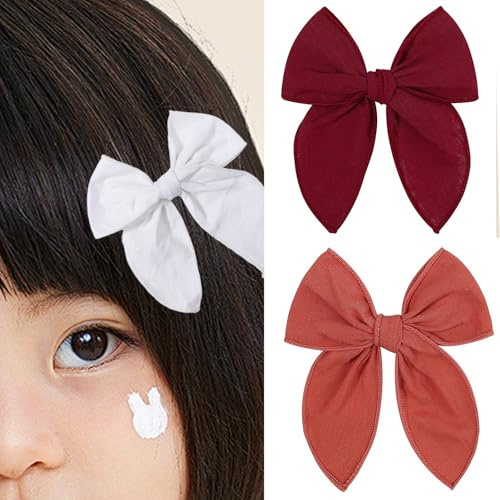 Horquilla para el pelo con lazo para bebé, horquilla de Navidad para niños, horquillas de mariposa elegantes accesorios para el cabello