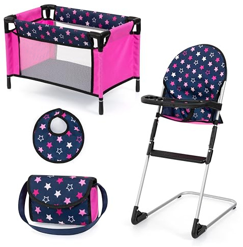 Bayer Design Trona para muñecas, Cama para muñecos, Bolsa, Peto
