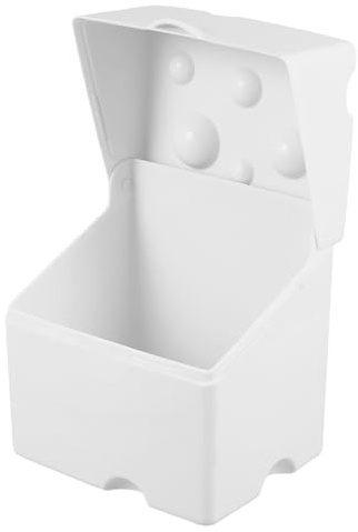 PAMINGONO Recipiente para Queso en Lonchas Tapa Abatible Caja Compacta para Almacenamiento en Nevera Envase Práctico para Conservar Mantequilla y Fiambres Fácil de Limpiar y