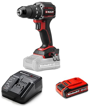 Einhell Professional Akku-Schlagbohrschrauber TP-CD 18/70-C Li-i BL PXC (18 V, Brushless, 70 Nm, Anti-Kickback, 13 mm Bohrfutter, 2-Gang, inkl. 4,0 Ah Akku)