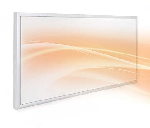 Mirrorstone Blanc 180 W Panneau de chauffage infrarouge d'intérieur classique pour bureau Salon Chambre à coucher de cuisine
