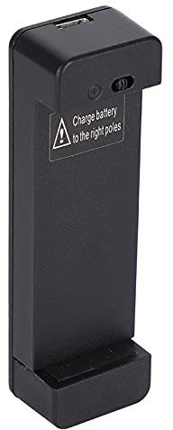 Universal Battery Charger, Universal External Battery Charger For S3 S4 Smartphone, with LED Power Indicator, PC material, fireproof and shatterproof, black