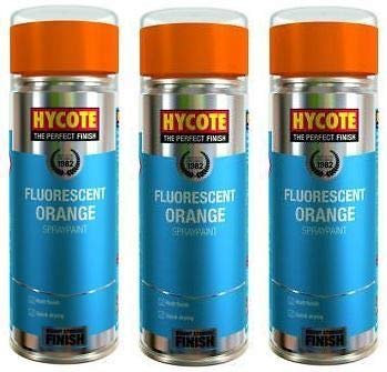 Hycote Fluorescent Orange 400ml (Pack of 3)