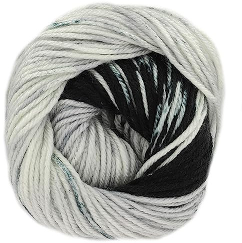 King Cole Fjord DK Knitting Wool Acrylic Self Pattern Fairisle Yarn 1 x 100g (Lista - 4924)