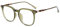Firmoo lesebrille mit blaulichtfilter 1.0 für Damen Herren Übergroß Lesebrille UV Blaue Licht von PC Gaming, TV und Handy Runder Rahmen Computer Lesebrille Grün