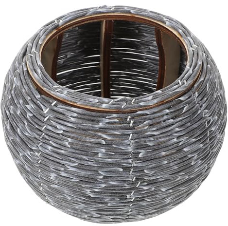 BESTonZON Panier à Plantes Tressé pour Pot De Fleurs Conteneur Affichage pour Plantes Support De Pot De Fleurs Plastique pour Jardin Intérieur