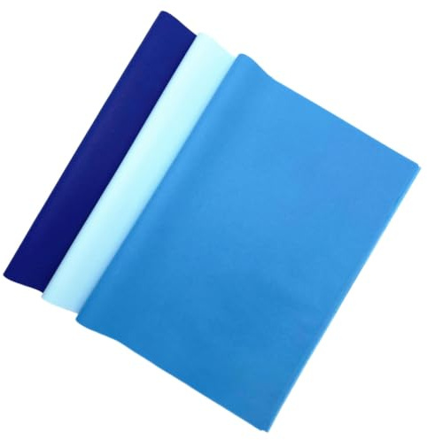 MINAOLULUS 90 St Färgat Blått Silkespapper för Presentinslagning Scrapbooking och DIY Hantverk Bulk Papper för Buketter Festdekorationer och Fotobakgrunder Slumpmässig Färg