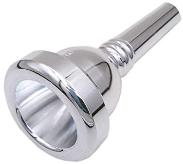 Missmore Trombone Mouthpiece 12C,Baritone and Euphonium Mouthpiece,Silver Plated