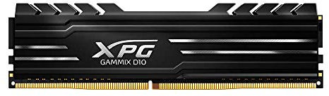 ADATA XPG GAMMIX D10 8GB (1x8GB) 3000MHz CL-16-20-20 DDR4 Memory Module, black