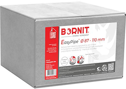 BORNIT EasyPipe Kabeldurchführung wasserdicht 87-110mm, [DIN18533]