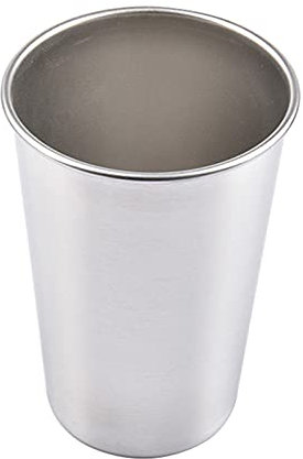Valink Metallbecher, Edelstahlbecher, tragbar, wiederverwendbar, rostfrei, Campingbecher, Trinkbecher für Reisen, Outdoor, Camping