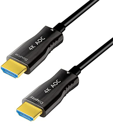 Logilink CHF0103 HDMI Connection Cable AOC (Active Optical Cable), 4K/60 Hz, Black, 30 m