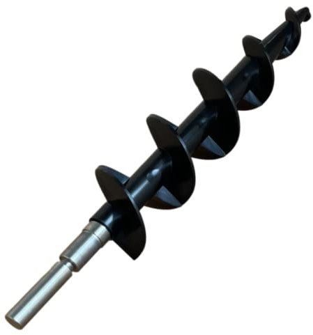 QUICKJOINT VIS SANS FIN, Acier Inoxydable et Plastique, Tête Hexagonale, Filetage UNC 5 mm, Accessoire pour Applicateur Rapide de Joint Mortier, Compatible EASYFAST et Outils de Maçonnerie