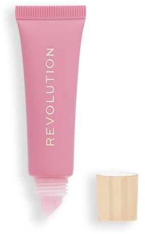 Makeup Revolution, Juicy Peptide Lip Balm, Hydrating Lip Balm with Sheer Colour, Infused with Vitamin E & Peptides, Pink Strawberry, 8ml