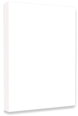 iFutniew Lot de 100 feuilles de papier vinyle pour sublimation A3 Blanc 29 x 41 cm