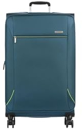 Samsonite Breeze Trolley Valigia, Petrol Blu, Poliestere, 78x45x29 cm, 105L, 4 Ruote Spinner, Serratura TSA, Combinazione 3 Cifre