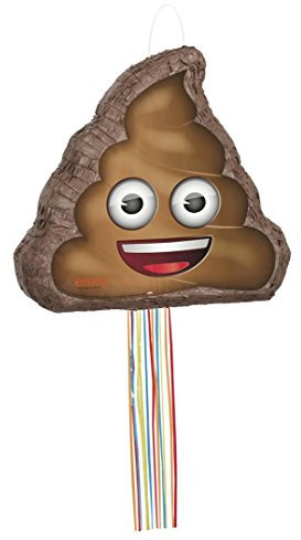 Kothaufen Emoji Pinata - Zugschnur