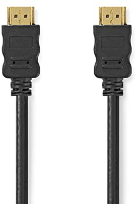 Nedis CVGP34000BK05 cavo HDMI 0,5 m HDMI tipo A (Standard) Nero