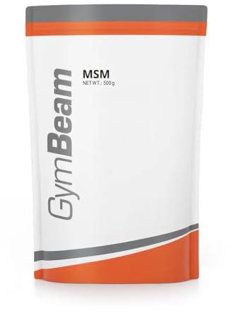 GymBeam MSM - Integratore Articolare Vegano in Polvere - MSM in Polvere Solubile per la Salute di Articolazioni, Ossa, Tendini e Cartilagini - Ideale per Sportivi e Persone Fisicamente Attive (500 g)