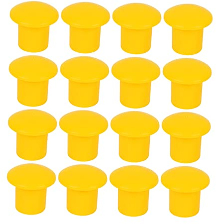 SHINEOFI 60 Pièces Capuchon de protection en barre d'acier barre d'armature couvertures de sécurité pour barres d'armature d'armature embouts de barres d'armature
