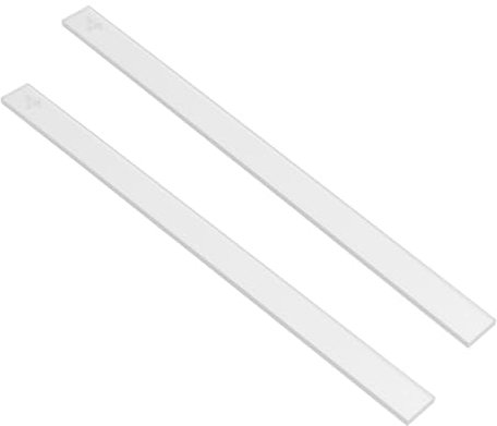 JECOMPRIS 2 Pezzi Righello Di Bilanciamento Dello Spessore Dei Biscotti Righello Per La Misurazione Della Produzione Di Biscotti Righello Per La Cottura Del Fondente Righello