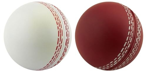 Cricketboll, PU-vindträningsbollar, Träningsbollar För Inomhussport | Utomhus, Bärbar Swing Bounce Spin Träningsset, Cricketboll Med Skum Dekompression För Coaching Trädgårdsstrand Och Matchträni