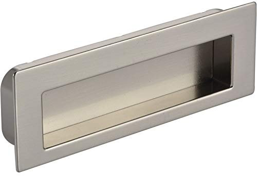 SIRO Muschelgriff Nicola B 112,Einlassmaß 106,5 x 31 mm,ZN vernickelt feingeschliffen