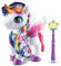 VTech - Styla, Mein Einhorn, magisches Make-up, interaktives Einhorn-Plüschtier – Würfel 4 Jahre – Version FR