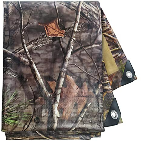 Tongcamo Bâche de Protection Exterieur 2.4 x 3 m Epaisse densité 130g/m² Abri Toile de Protection PE étanche, résistante