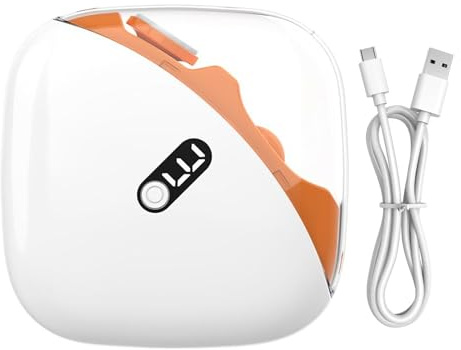 Tagliaunghie Elettrico Senza fili ricaricabile LED raccolta residui