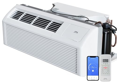 Cooper & Hunter 15,000 BTU PTAC Packaged Terminal Air Conditioner & Heat Pump – Built-In 3.5kW Electric Heater – Includes Wireless Smart Kit, Remote & Power Cord – R-32 Refrigerant