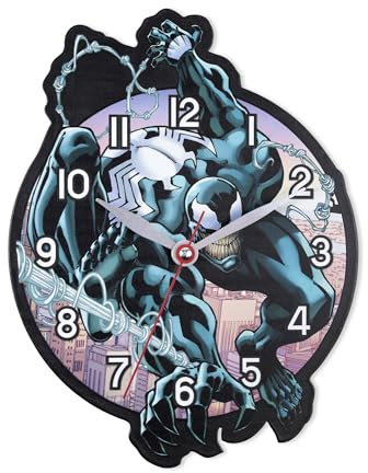 Accutime Marvel Venom Multicolour Analogue Kids Wall Clock for Living Room, Bedroom, Kitchen VEN3000