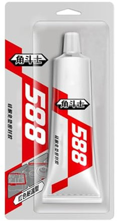 Hochtemperatur-Silikon-Dichtmasse, Silikondichtungshersteller, Ölbeständiger Dichtstoff, hohe Temperaturen, Silikondichtungs- und Dichtmasse, rot, 85 g, für die