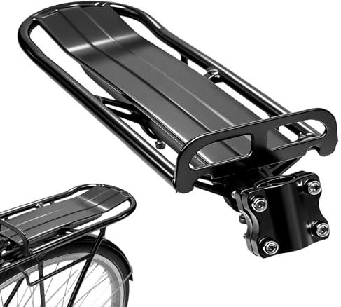 Portabultos Bicicleta Trasero,Portaequipajes Bicicleta,Portaequipajes Trasero Para Bicicletas,Parrilla Bicicleta Ajustable,Bicicletas De Carretera Y Otras Bicicletas,Hasta Un Máximo De 10Kg