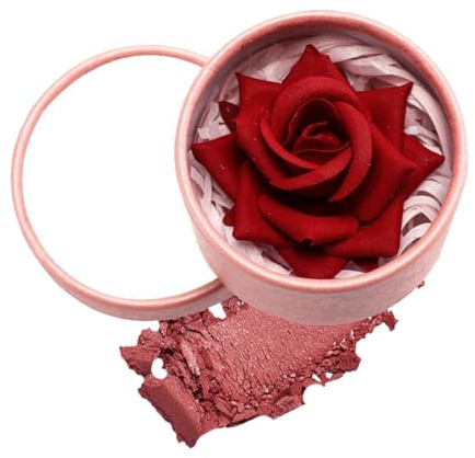 Powder Blush Long Lasting Blendable Blusher | Flower Blush Makeup for Women Party Work School Travel Dating Commuting