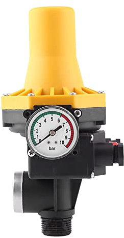 Régulateur de Pression de Pompe à Eau Automatique - Contrôleur et Pressostat Avec Manomètre 220V pour Pompe Domestique