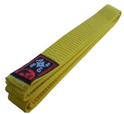 Karategürtel Judogürtel Taekwondogürtel Budogürtel (gelb, 200)