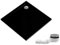 ECOLAM® flache Duschwanne Brausewanne Duschtasse Geos Polimat Black Viereck Quadrat 100x100 x 4,5 cm Tiefe 1,5 flach Stein Effekt schwarz + Siphon Alcaplast
