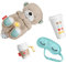 Fisher-Price GXW48 - Schlummer-Otter Geschenkset, Babyshower-Geschenkset mit 4 Artikeln für Säuglinge und frischgebackene Eltern, Babyspielzeug Geschenkset zur Geburt