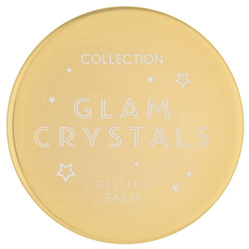 Collection Cosmetics Crystals Glitter Balm, Festival Glitter Makeup, Light-Weight Formula – No Need for Glue, Sequins