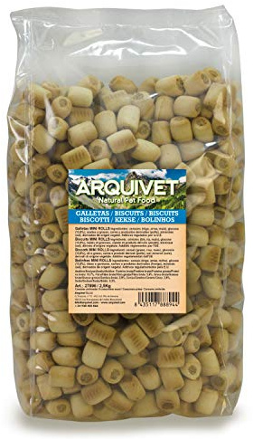 Arquivet Mini Rolls Biscuits pour Chiens, 2,5 kg (Lot de 1)