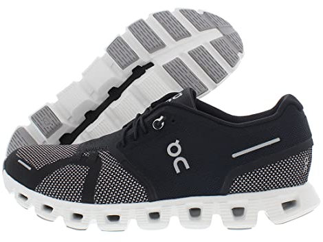 On Women's Cloud 5 Sneakers, Black | Alloy, 40.5 EU