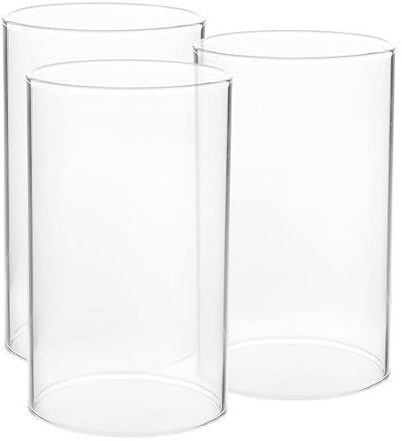 3 Stücke Kerze Windschutzscheibe Konische Kerzenhalter e Schatten Kamin enhalter Lampe enhalter Zylinder enhalter Klar Haushalt e