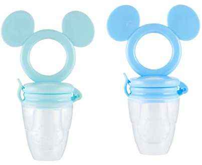 Disney Mickey and Minnie Teether with Fruit Feeder - Safe and Durable Design for Soothing Your Baby's Teething Pains