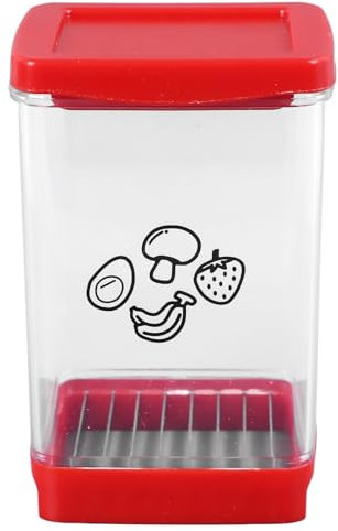 Coupe-fruits avec Lames en Acier Inoxydable, Coupe-fruitsEffort pour Légumes, œufs et Fraises