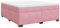 vidaXL Boxspringbett, Polsterbett Bett mit Matratze, Bettgestell Bettrahmen mit Lattenrost, Doppelbett für Schlafzimmer, Rosa 180x200cm Samt