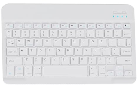 Fangxuee Teclado Bluetooth Teclado Portátil para Tablet PC Accesorios para Juegos de Tableta