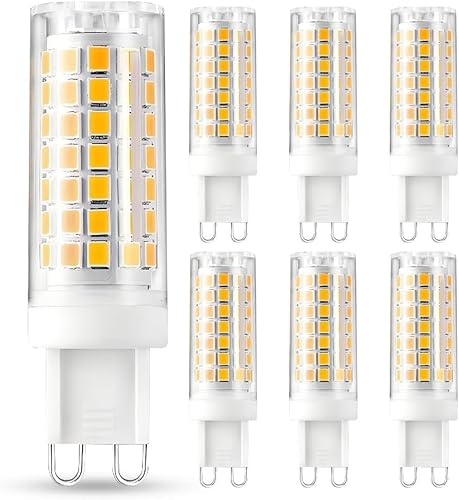 FEILEMAN G9 LED Lampe Dimmbar 7W 800LM, Warmweiß 2700K, 6er Pack