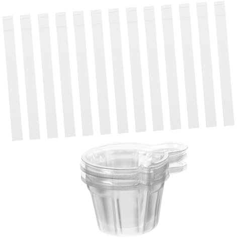 KOMBIUDA 1Set Ketone Test Strips Home Urine Testing Kit for Accurate Ketone Monitoring Fat Loss Tracking User Friendly Design with Urine Cups for Quick Results